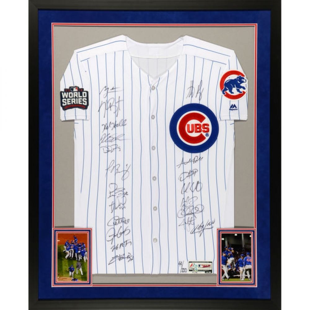 custom cubs jersey world series
