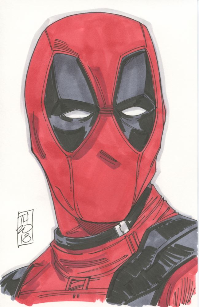 Deadpool Drawing Easy Chibi Deadpool Drawing at GetDrawings Free