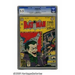 Batman #55 (DC, 1949) CGC FN- 5.5 Off-white pages