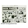Image 2 : Chester Gould - Dick Tracy Sunday Comic Strip Ori