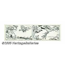 Walt Kelly - Pogo Daily Comic Strip Original Art,