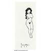 Image 1 : Frank Frazetta - Cheerful Nude Girl Sketch Origin