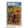Image 1 : Catman Comics #27 (Continental, 1945) CGC VF/NM 9