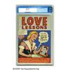 Image 1 : Love Lessons #1 (Harvey, 1949) CGC NM- 9.2 Cream 