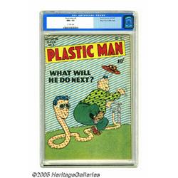 Plastic Man #9 Mile High pedigree (Quality, 1947)