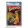 Image 1 : Speed Comics #42 (Harvey, 1946) CGC NM 9.4 Cream 