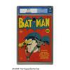 Image 1 : Batman #6 Allentown pedigree (DC, 1941) CGC NM+ 9