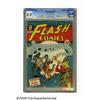 Image 1 : Flash Comics #59 (DC, 1944) CGC VF 8.0 Off-white 