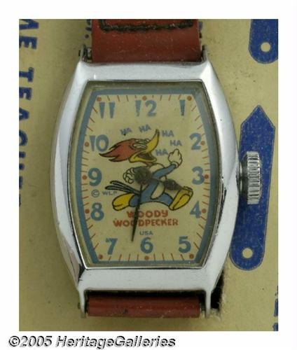Woody Woodpecker Wrist Watch in Box (Ingraham, 19