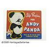 Image 1 : Life Begins For Andy Panda (Rand McNally, 1940) C