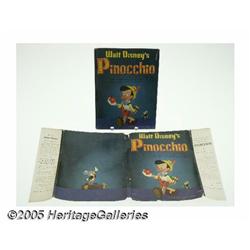 Walt Disney's Pinocchio with Dust Jacket (Random 
