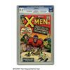 Image 1 : X-Men #4 (Marvel, 1964) CGC NM- 9.2 White pages. 