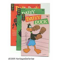 Daffy Duck File Copies Box Lot (Dell, 1965-73) Co