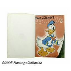 Walt Disney's Comics and Stories #1-12 Bound Volu