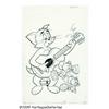 Image 1 : Pete Alvarado (attributed) - Tom and Jerry Cover 