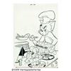 Image 3 : Pete Alvarado (attributed) - Tom and Jerry Cover 