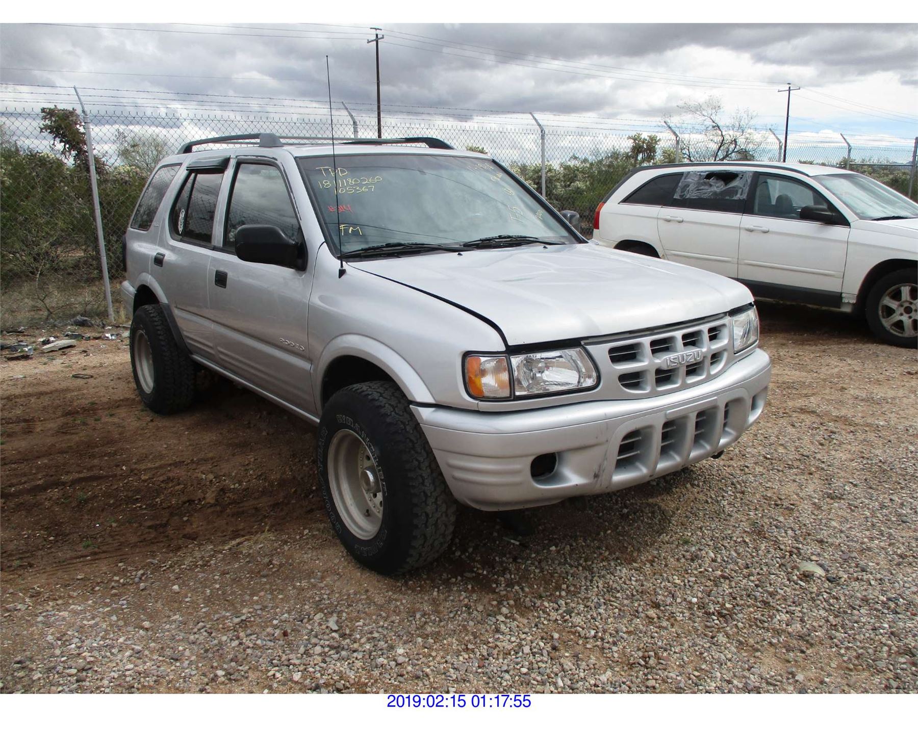 2000 Azuzu Rodeo Rear 2000 - ISUZU RODEO