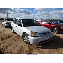 2001 - HONDA CIVIC//RESTORED SALVAGE