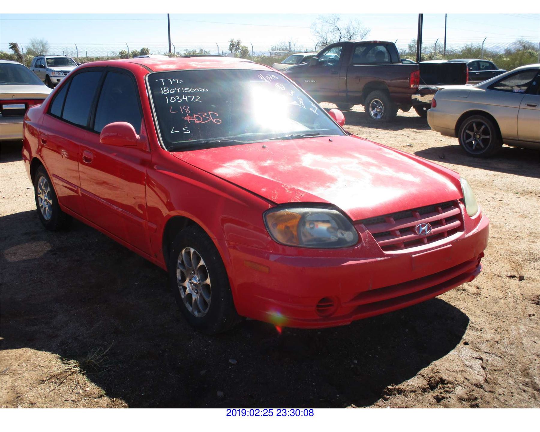 Hyundai accent 2005 года