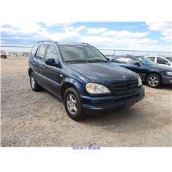 2001 - MERCEDES BENZ M CLASS