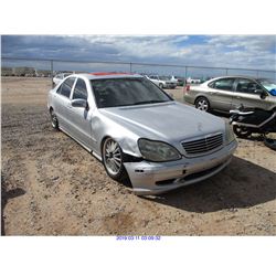 2000 - MERCEDES BENZ S-CLASS//RESTORED SALVAGE