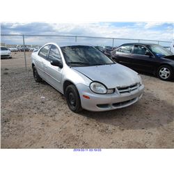 2002 - DODGE NEON//RESTORED SALVAGE