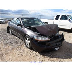 1998 - HONDA ACCORD//SALVAGE TITLE