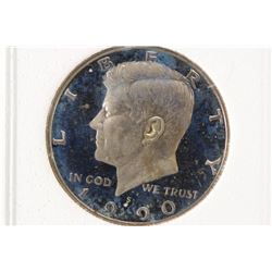 1990-S KENNEDY HALF DOLLAR PROOF DCAM