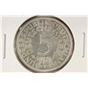 Image 2 : 1970-F GERMAN SILVER 5 MARKS BU