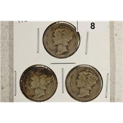 1937-P/D/S MERCURY DIMES
