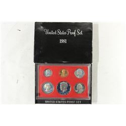 1981 US PROOF SET (WITH BOX)