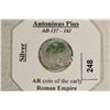 Image 3 : SILVER 137-161 A.D. ANTONINUS PIUS ANCIENT COIN