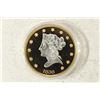 Image 1 : REPRO 1838 $10 EAGLE LIBERTY HEAD LAYARED IN 24KT