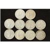 Image 2 : 10 ASSORTED CANADA SILVER 10 CENTS