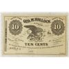 Image 1 : 1862 GEO. W. HALLOCK 10 CENT OBSOLETE BANK NOTE