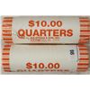 Image 1 : 2-$10 ROLLS OF 2010-P & D HOT SPRINGS QUARTERS