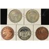 Image 2 : 5 ASSORTED CANADA TRADE DOLLARS UNC 1981,82,84,