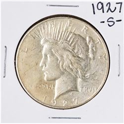 1927-S $1 Peace Silver Dollar Coin
