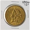 Image 1 : 1856-S $20 Liberty Head Double Eagle Gold Coin