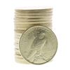 Image 2 : Roll of (20) Brilliant Uncirculated 1922 $1 Peace Silver Dollar Coins