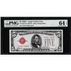 Image 1 : 1928C $5 Legal Tender Note Fr.1528 PMG Choice Uncirculated 64EPQ