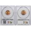 Image 2 : Lot of 1958-D & 1960-D Small Date Lincoln Wheat Cent Coins PCGS MS66RD