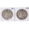 Image 1 : Lot of 1901 & 1904 $1 Morgan Silver Dollar Coins