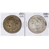 Image 1 : Lot of (2) 1882-O/S $1 Morgan Silver Dollar Coins