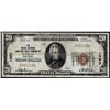 Image 1 : 1929 $20 Utica, NY CH# 1392 National Currency Note