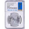 Image 1 : 2018 South Africa Krugerrand Silver Coin NGC MS69 First Day of Issue
