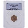 Image 1 : 1864 Bronze Indian Head Penny Coin PCGS MS64RB