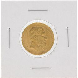 1878 Belgium 20 Francs Gold Coin
