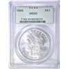 Image 1 : 1886 MORGAN DOLLAR, PCGS MS-63 GREEN HOLDER
