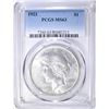 Image 1 : 1923 PEACE  DOLLAR, PCGS MS-63
